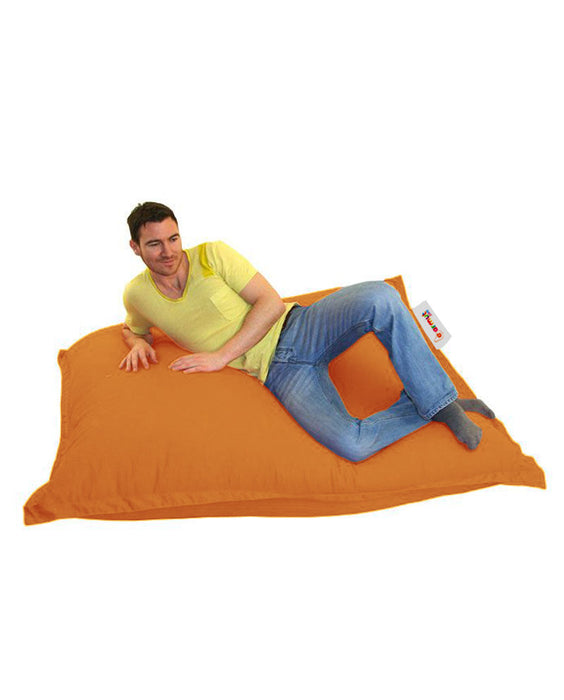 Fotoliu de Gradina Bean Bag Asi Home Perna Pouf 100x100 - Portocaliu