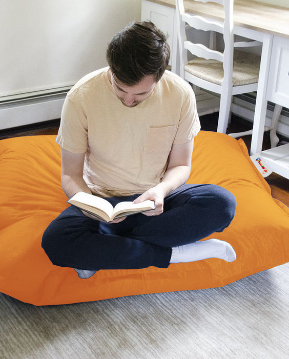 Fotoliu de Gradina Bean Bag Asi Home Perna Pouf 100x100 - Portocaliu