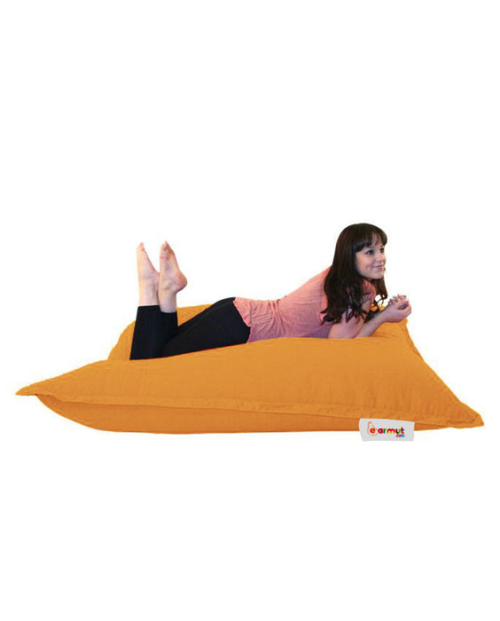 Fotoliu de Gradina Bean Bag Asi Home Perna Pouf 100x100 - Portocaliu