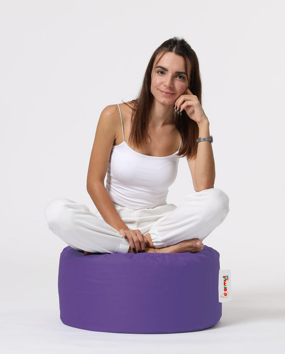 Puf de Gradina Asi Home Pouf rotund - violet