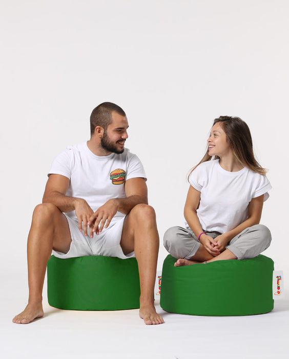 Puf de Gradina Asi Home Pouf rotund - verde