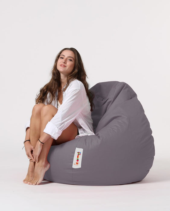 Perna Pouf, Puf Interior/ Exterior Asi Home Premium XXL - Dark Grey Poliester 115X115X130 cm