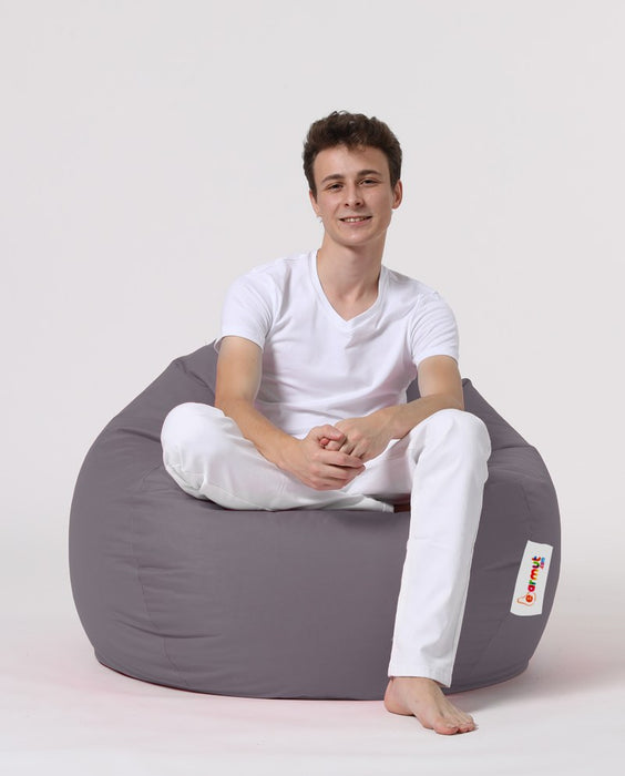 Perna Pouf, Puf Interior/ Exterior Asi Home Premium XXL - Dark Grey Poliester 115X115X130 cm