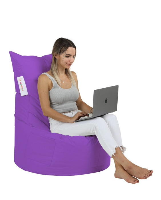 Fotoliu de Gradina Bean Bag Asi Home Balina - Mov