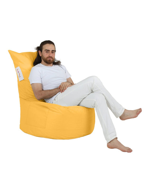 Fotoliu de Gradina Bean Bag Asi Home Balina - Galben