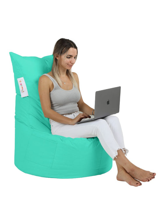 Fotoliu de Gradina Bean Bag Asi Home Balina - Turcoaz