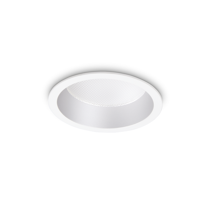 Spot Încastrat Ideal Lux Deep, Alb, LED, Ø10.3 cm