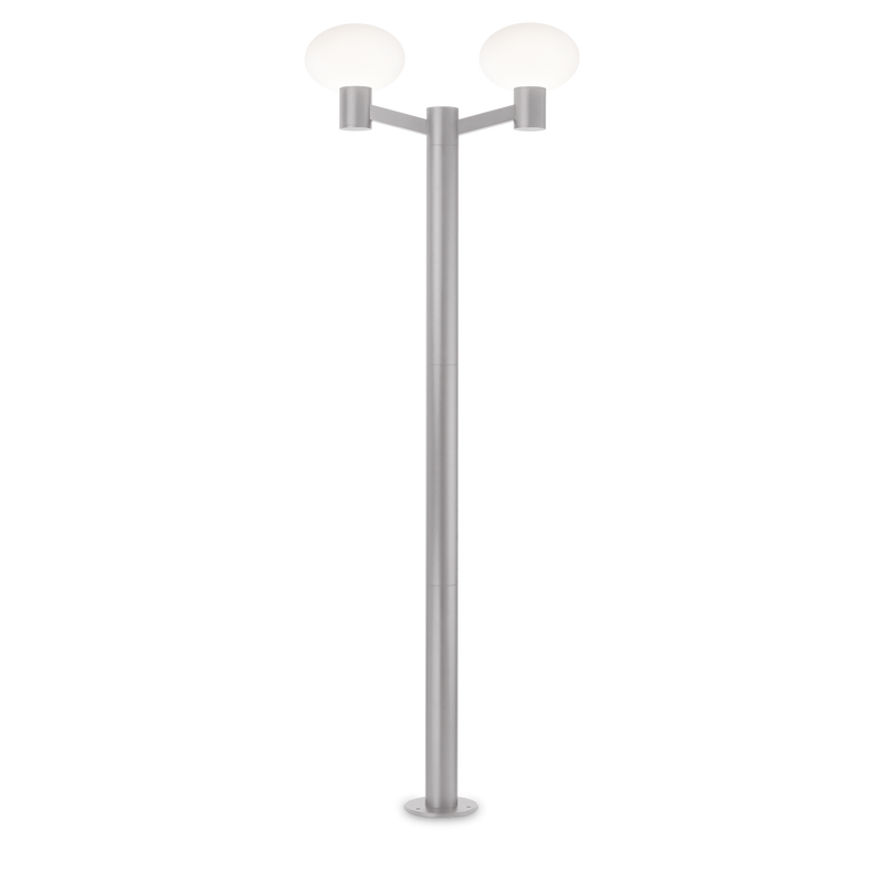 Lampadar CLIO Ideal Lux, E27 max2 x 42W, Gri