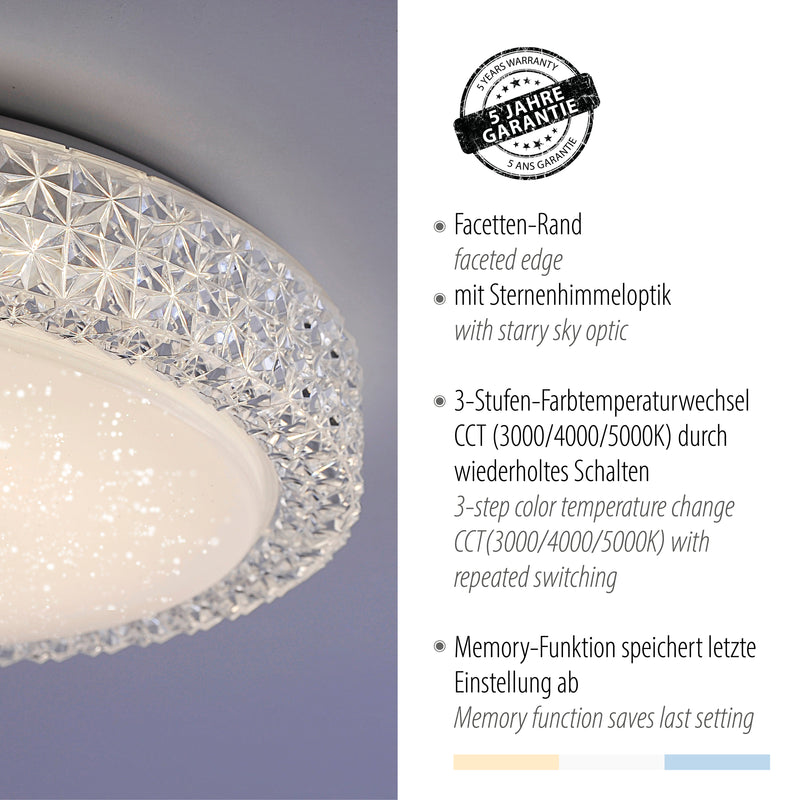 Plafoniera Paul Neuhaus FRIDA LED Transparent