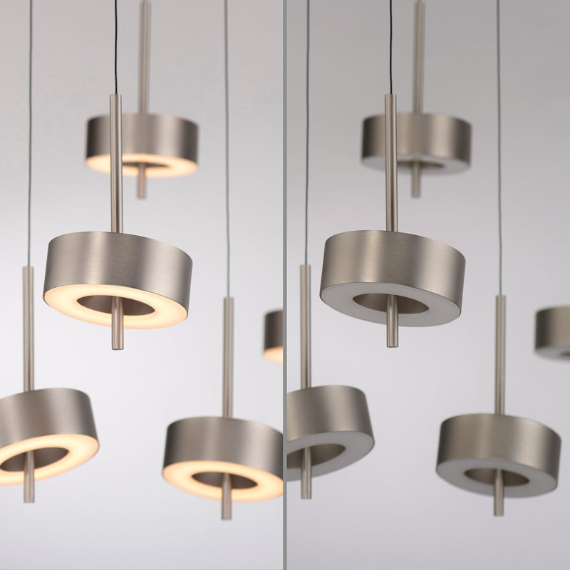 Lustra Paul Neuhaus Q-ROTATE 5xLED Aluminiu