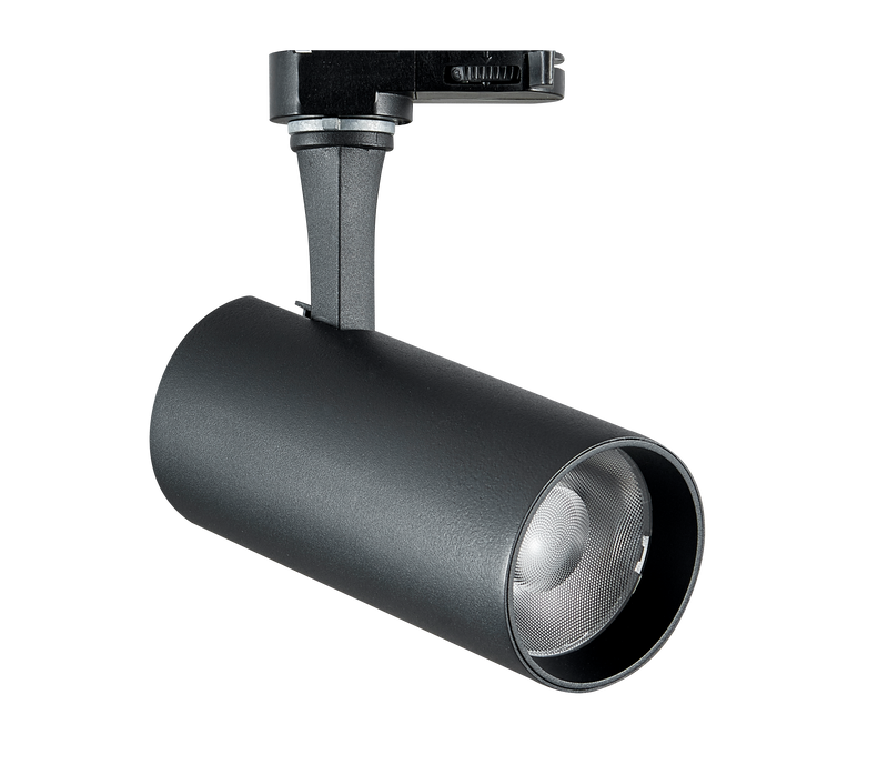 Proiector pe Șină Ideal Lux Fox, Negru, LED, Ø7 cm, 25W