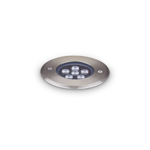 Spot Încastrat Ideal Lux Floor, Oțel, LED, Ø9 cm, 6W
