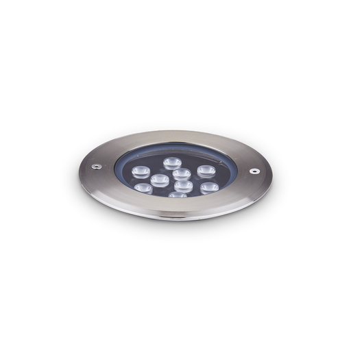 Spot Încastrat Ideal Lux Floor, Oțel, LED, Ø14 cm