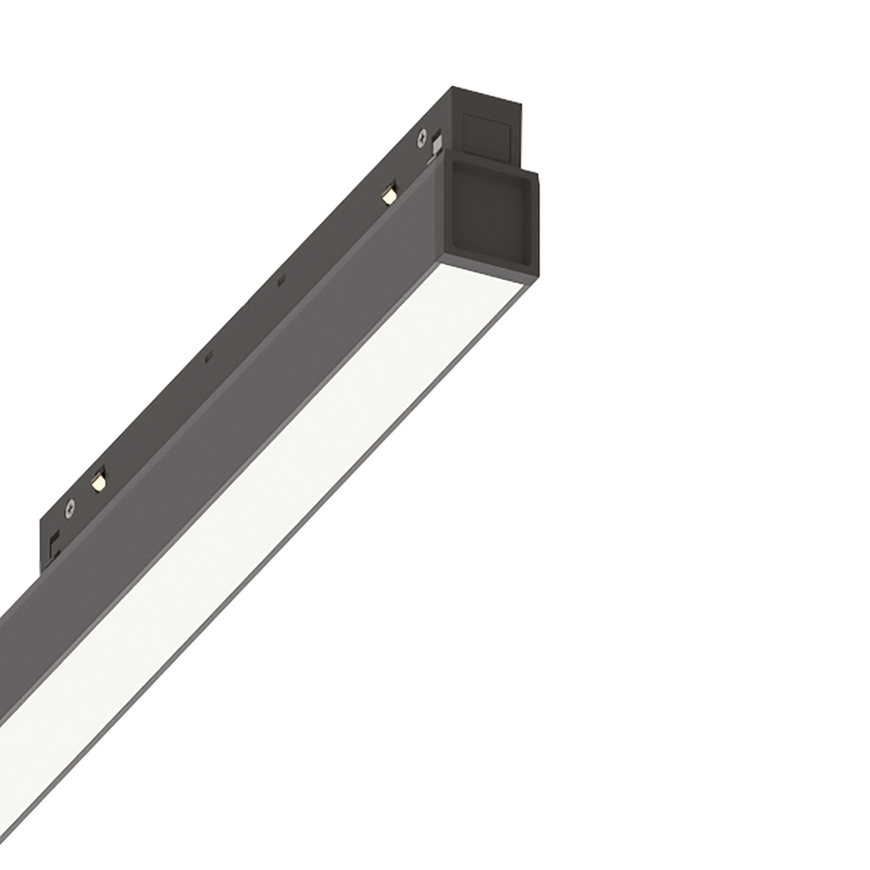 Profil LED Ideal Lux Ego, Negru, LED, Ø112.4 cm, 26W