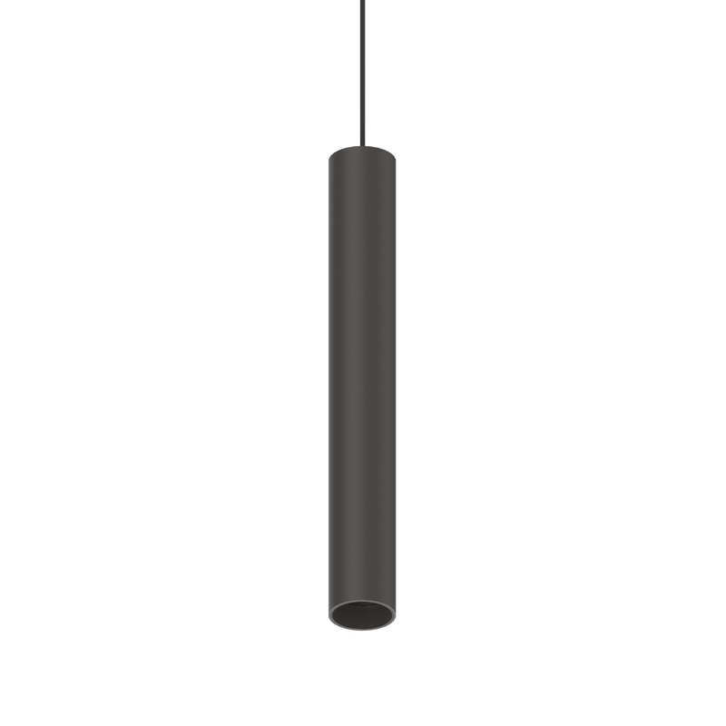 Profil LED Ideal Lux Ego, Negru, LED, Ø22.3 cm, 12W, H55 cm