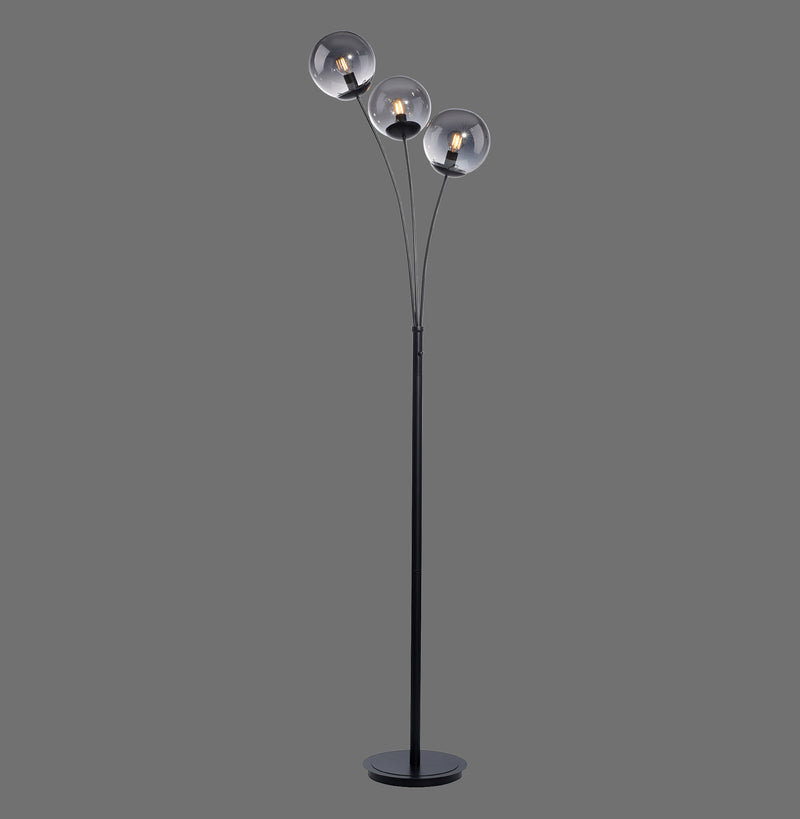 Lampadar Paul Neuhaus BIG WIDOW 3xE14 Negru
