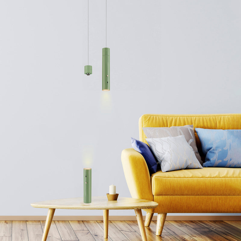 Lustra Paul Neuhaus ATTACH LED Verde Deschis