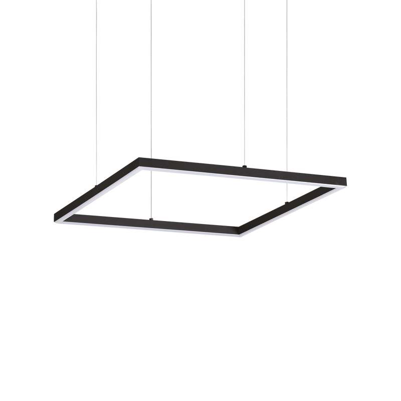 Lustra ORACLE SLIM Ideal Lux, 33W, Square, 3000K, Negru