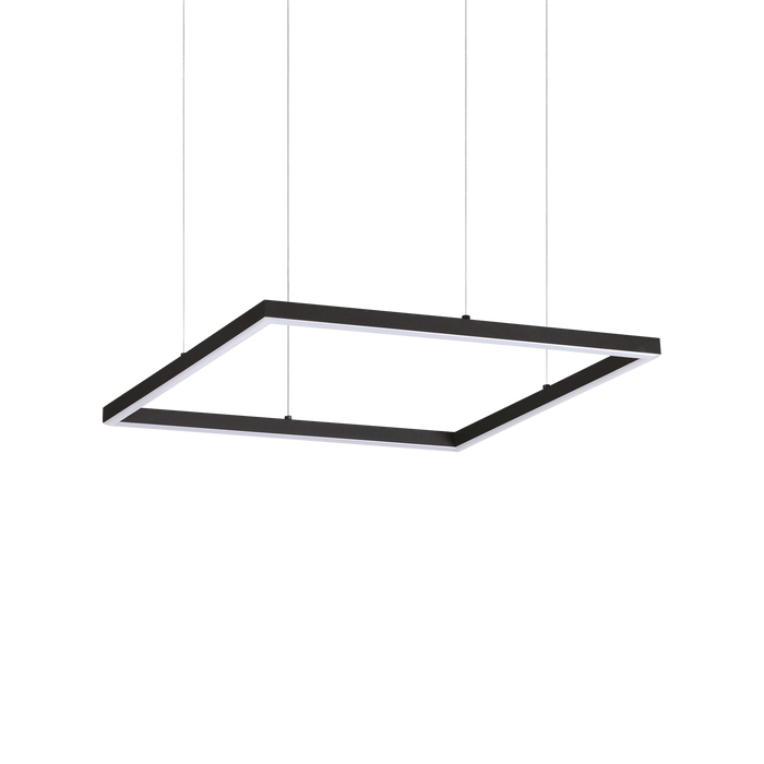 Lustra ORACLE SLIM Ideal Lux, 33W, Square, 3000K, Negru