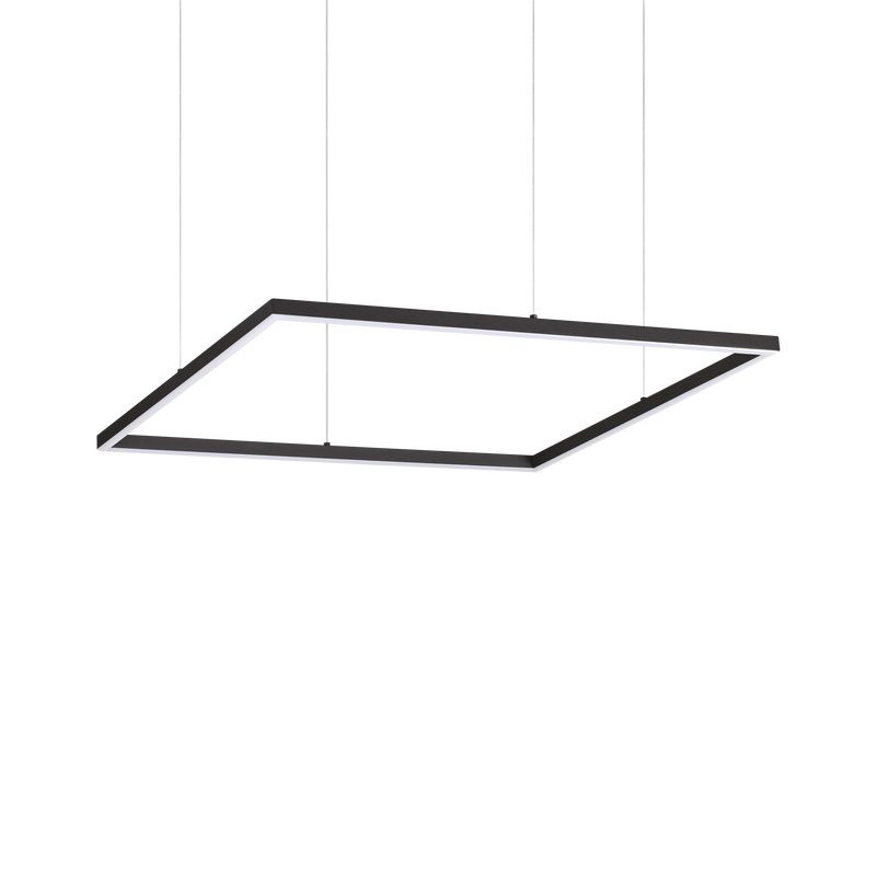 Lustra ORACLE SLIM Ideal Lux, 41W, D70, Square, 3000K, Negru