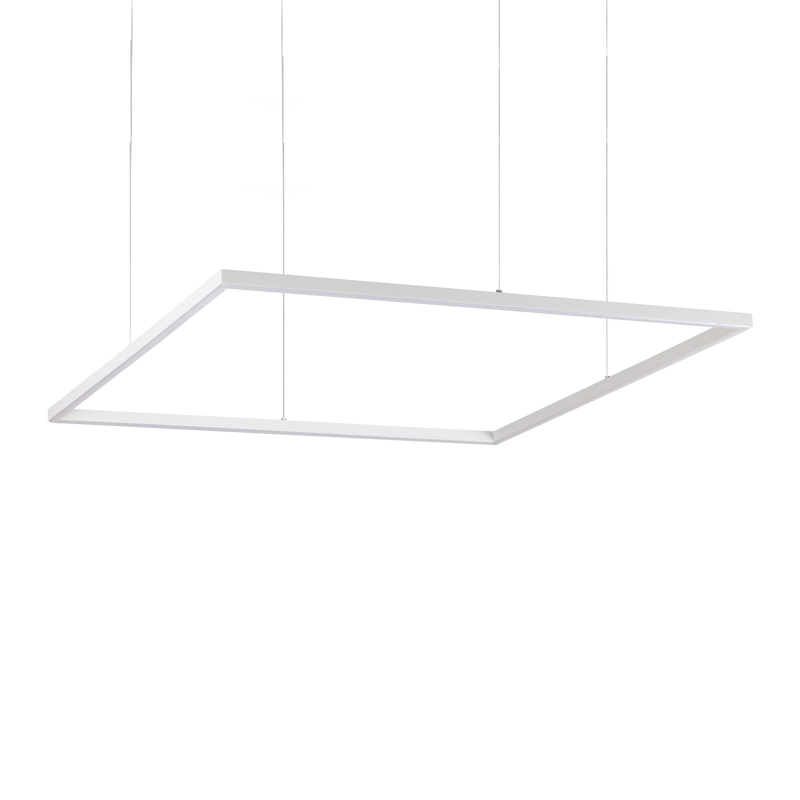 Lustra ORACLE SLIM Ideal Lux, 53W, D90, Square, 3000K, Alb