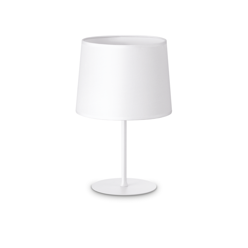 Veioza SET UP Ideal Lux, E27 max1 x 42W, Alb, 14,5 cm