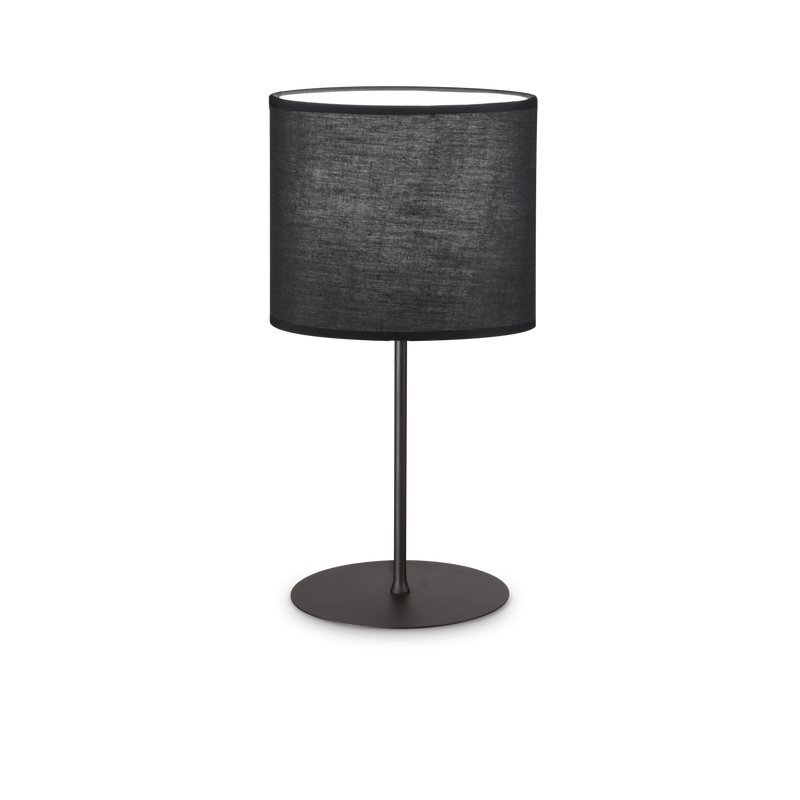 Veioza SET UP Ideal Lux, E27 max1 x 42W, Negru, 20 cm