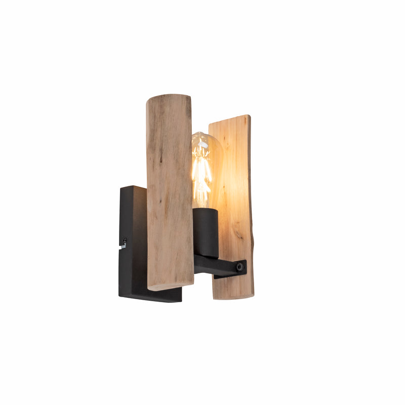 Aplica Paul Neuhaus LOG 1xE27 Negru
