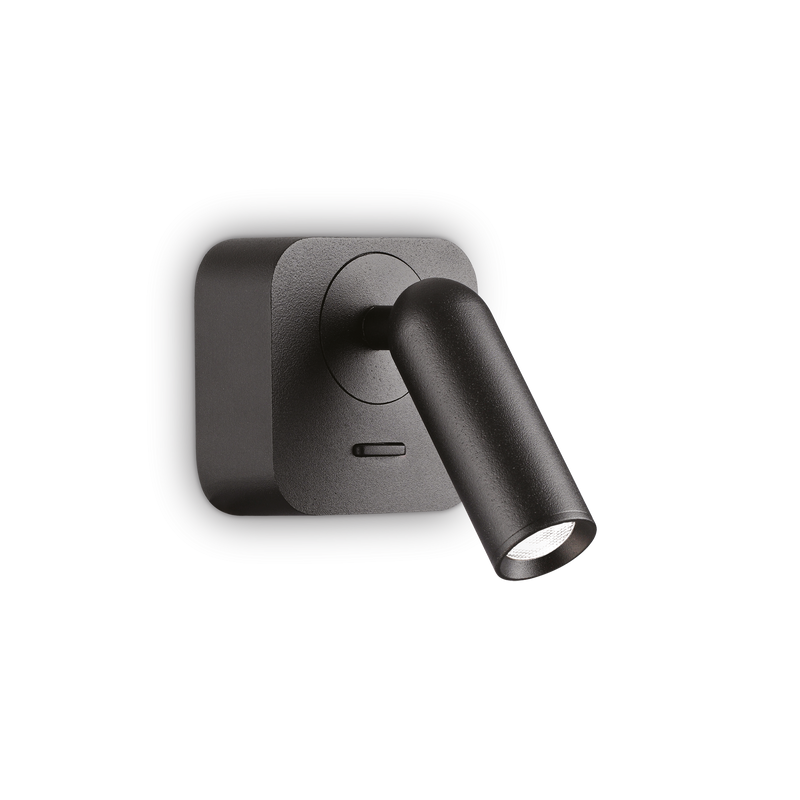 Aplica BEAN Ideal Lux, LED 3W, Square, Negru