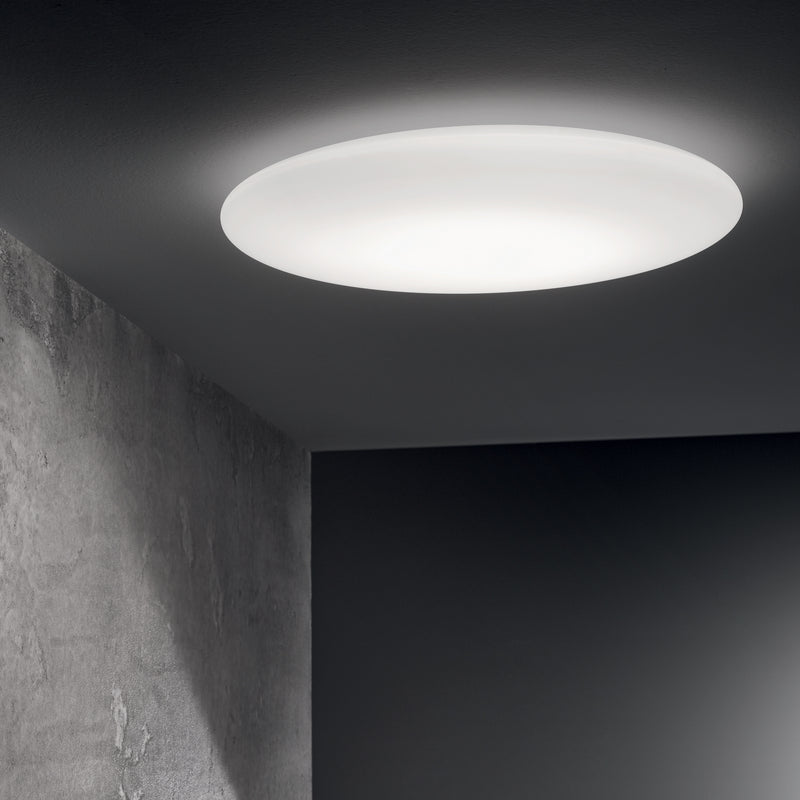 Plafoniera/Aplica LEVEL Ideal Lux, LED 22,5W, D40, Alb
