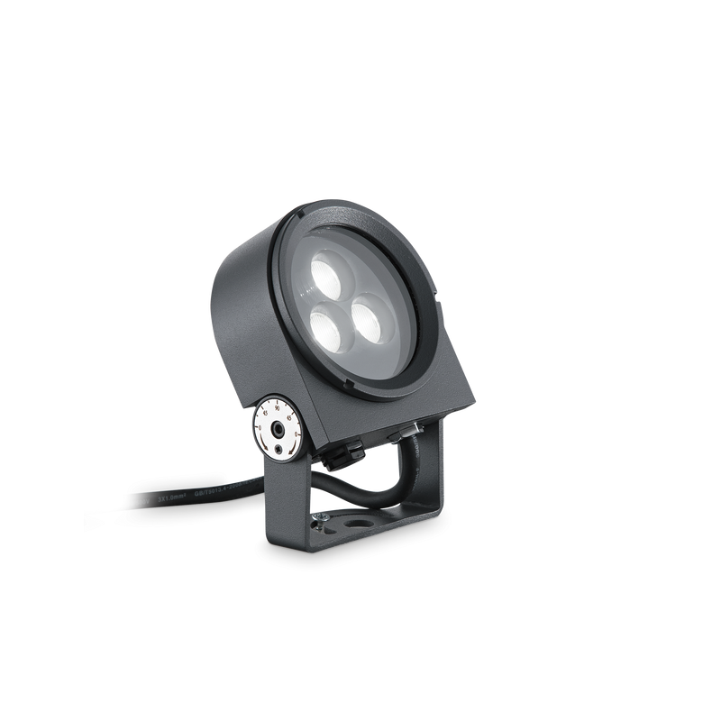Spot Ideal Lux Ulex, Antracit, LED, Ø9 cm