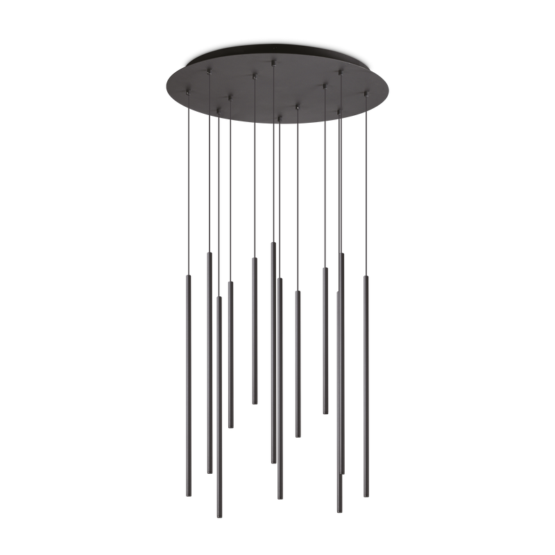 Lustra FILO Ideal Lux, LED 25W, Negru