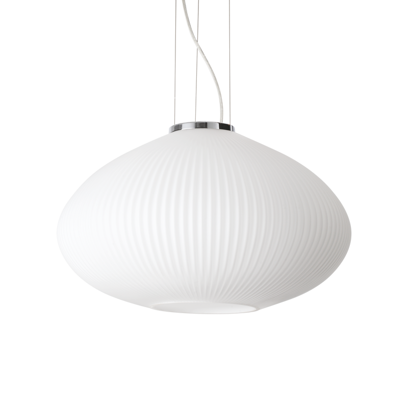 Lustra PLISSE' Ideal Lux, E27 max 1 x 60W, D45, Crom