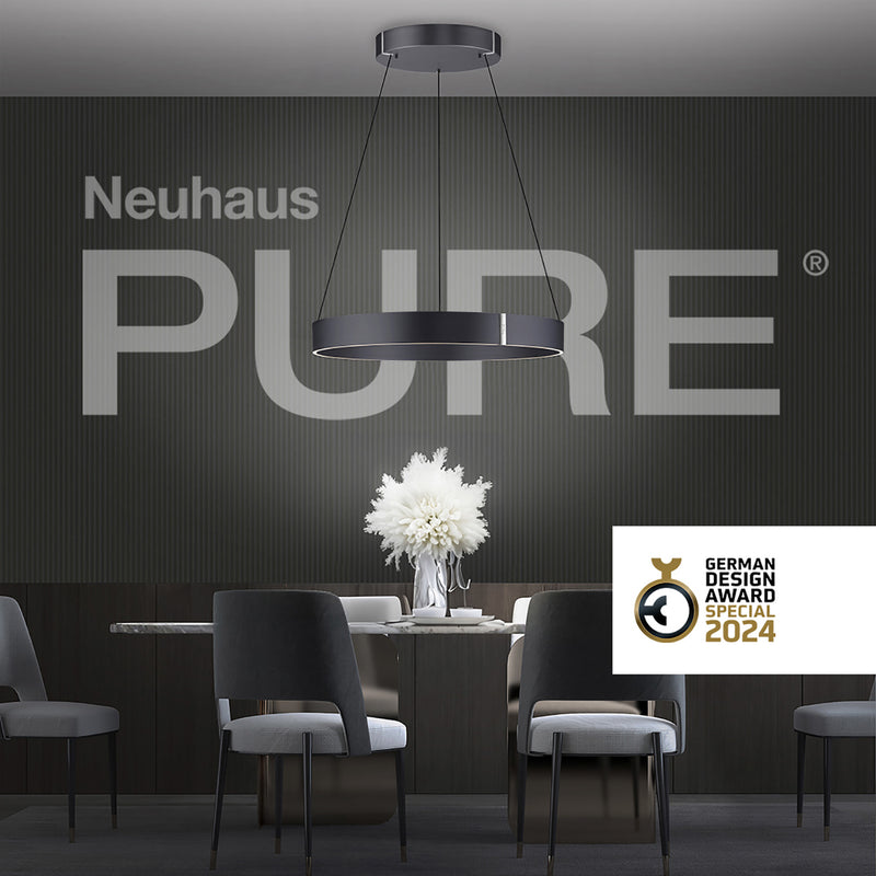Lustra Paul Neuhaus PURE E-CLIPSE 2xLED Gri