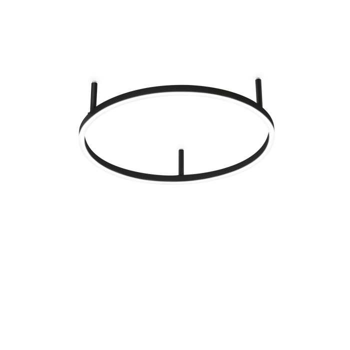 Plafoniera/Aplica ORACLE SLIM Ideal Lux, LED 32W, Round 3000K, Negru