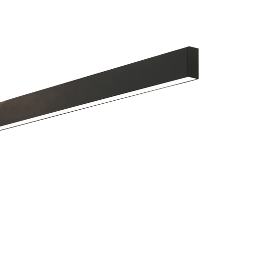 Profil LED Ideal Lux Steel, Negru, LED, Ø107 cm