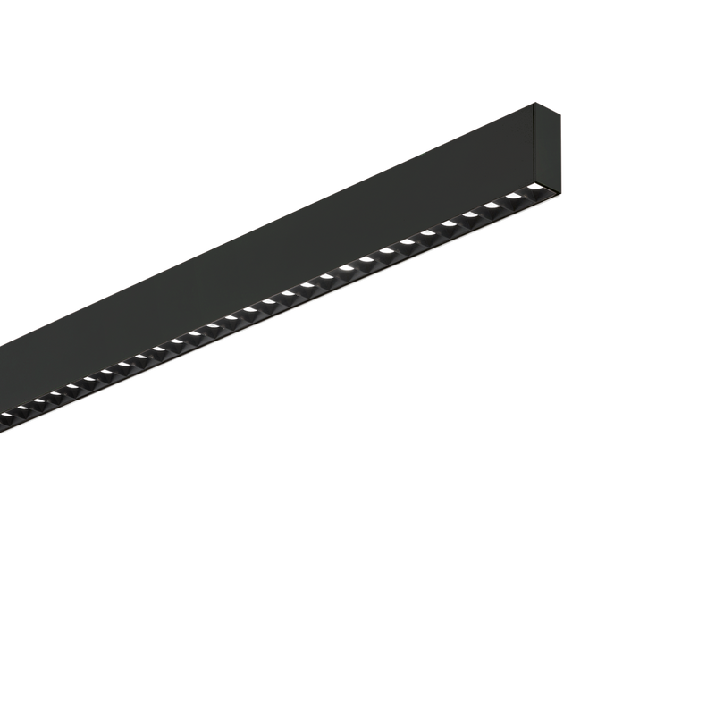 Profil LED Ideal Lux Steel, Negru, LED, Ø107 cm