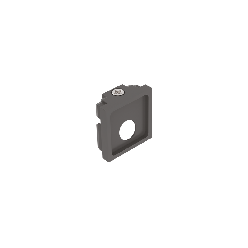 Accesoriu Iluminat Ideal Lux Ego, Negru, Ø2.6 cm, H1.1 cm, P2.7 cm