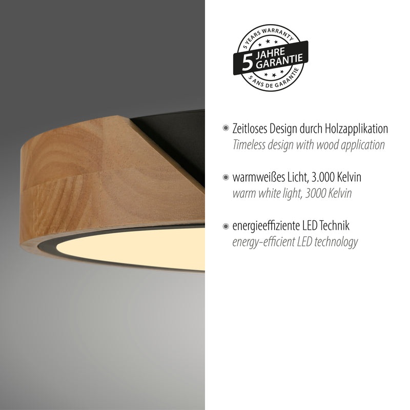 Plafoniera Zuma Line BILA LED Negru