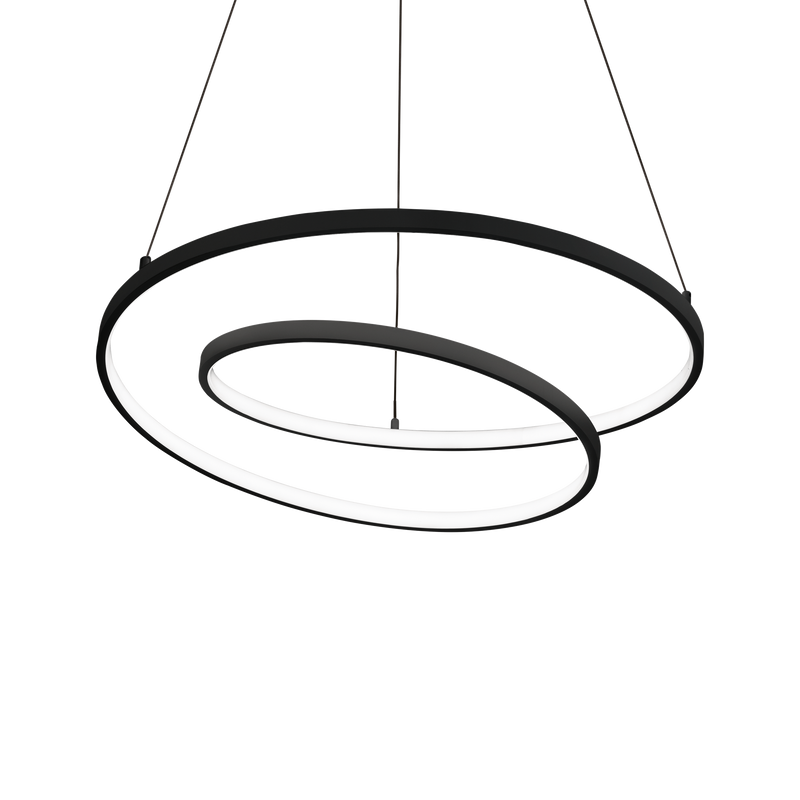 Lustra OZ Ideal Lux, 55W, D80, ON/OFF, Negru
