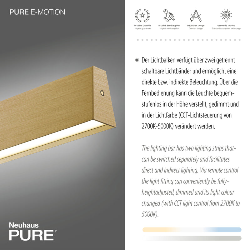 Lustra Paul Neuhaus PURE E-MOTION 2xLED Alama Mat