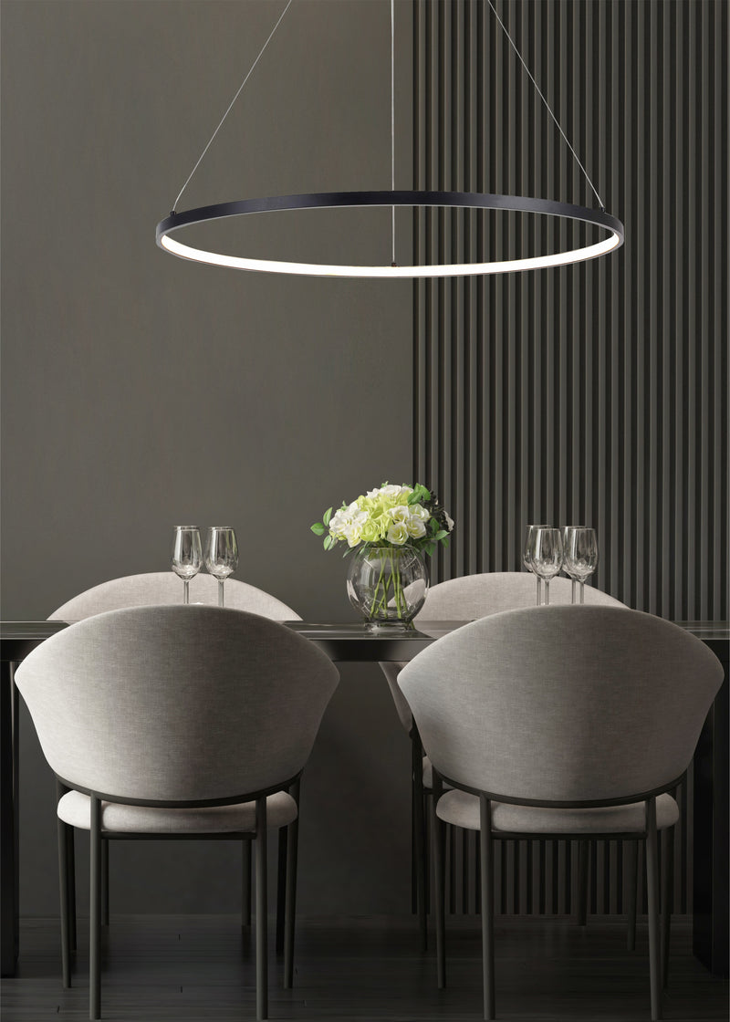 Lustra Zuma Line HORIK LED Negru