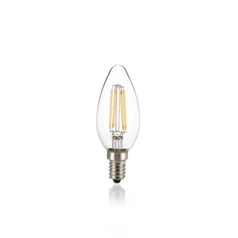 Bec Ideal Lux Lampadine E14, Transparent, 0xE14, Ø3.5 cm, H9.8 cm