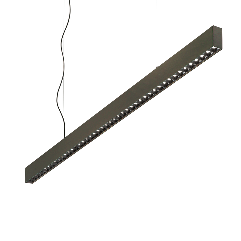 Profil LED Ideal Lux Office, Negru, LED, H31.5 cm