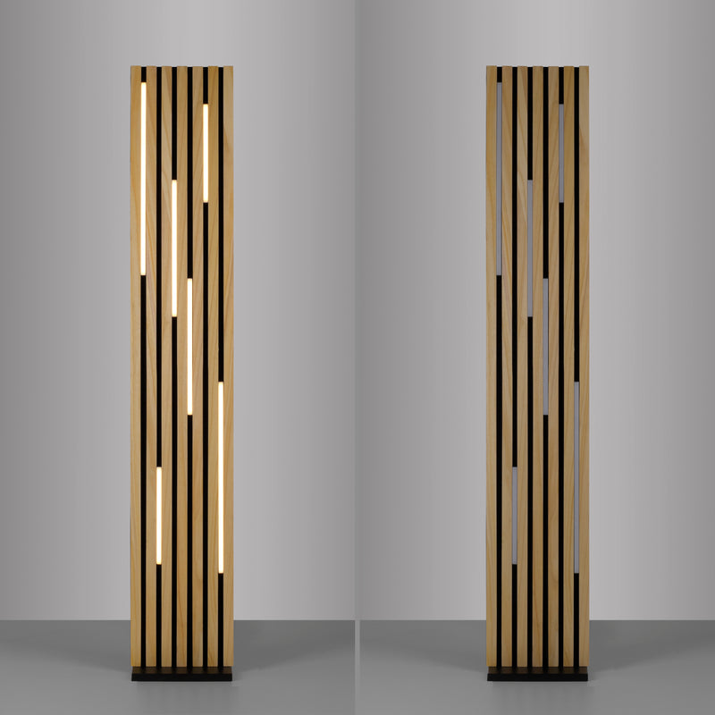 Lampadar Paul Neuhaus Q-AKUSTIK LED Lemn