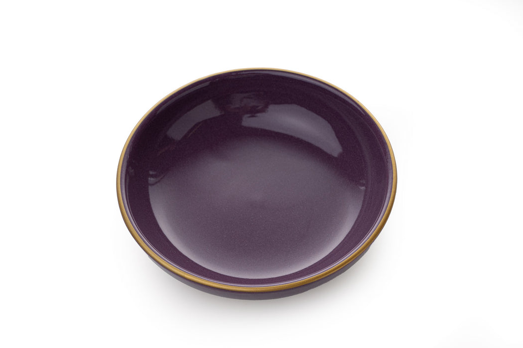 Set Boluri Ceramice pentru Sos (6 Bucati) Asi Home ST489 Purple Ceramica 13X13X3.3 cm