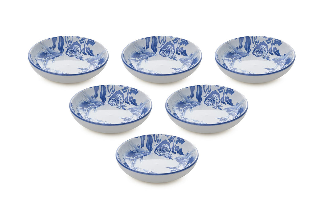 Set Boluri Ceramice pentru Sos (6 Bucati) Asi Home ST489 Koi Ceramica 13X13X3.3 cm