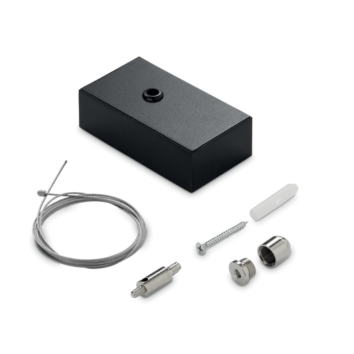 Accesoriu Iluminat Ideal Lux Steel, Negru, Ø10 cm