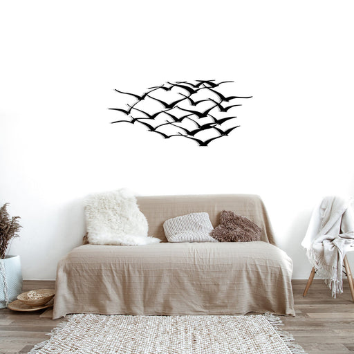 Accesoriu Iluminat Asi Home Herd Of Birds, Negru, 120x55 cm