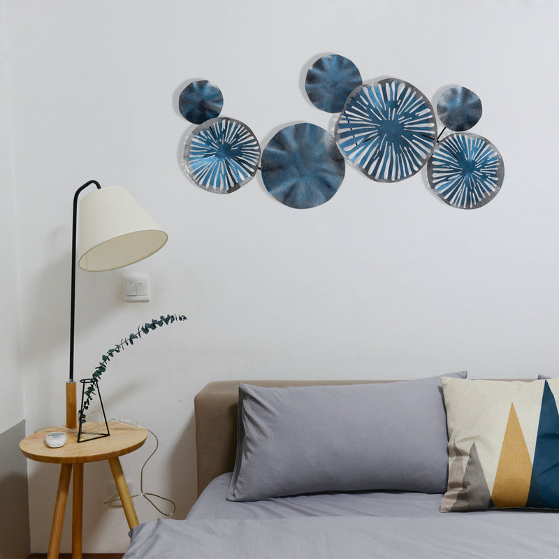 Decoratiune de Perete din Metal Asi Home Astrid - CH102-5 Metal 79X35 cm